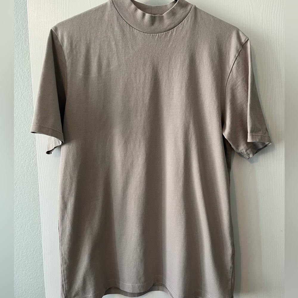ASOS Topman Mens Size Small Beige Tan T-shirt